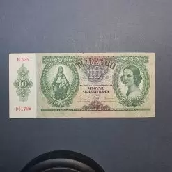 یک عدد اسکناس 10 پنگو 1936 مجارستان  ، عینا مطابق تصاویر