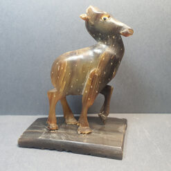 مجسمه گوساله ساخته شده شاخ یا استخوان دست ساز عینا مطابق تصاویر